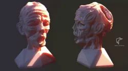 Zombie Pen Holder Free 3D print model
