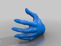 3d Hand Bra Free 3D model