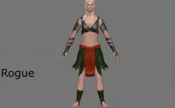 3D RTS MOBA style game characters Free 3D model