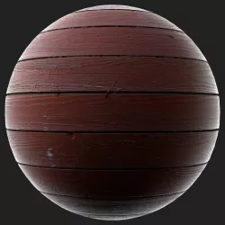 3D Scanned Seamless Wooden Planks Painted Texture