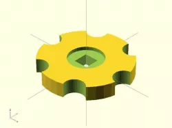 Adapter for replacement the jalousie motor drive from somfy with one from jarolift
