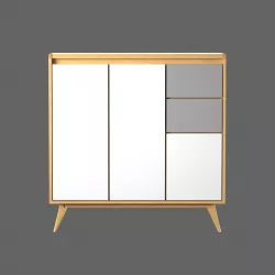 Alta Tall Sideboard Free 3D model