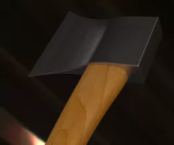 Axe model for game characters Free 3D model