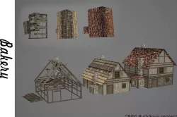 Bakery Low-poly  3D model