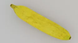 Banana low-poly 3d model Free low-poly  3D model
