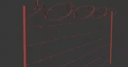 Barbed Wire Free 3D model