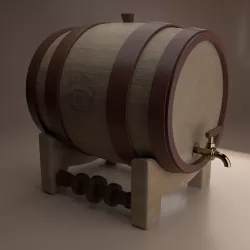 barril Free 3D model