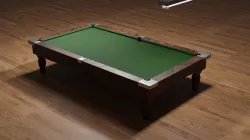 Billiards Table Free low-poly  3D model