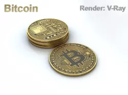 Bitcoin 3D model