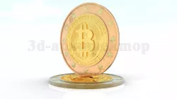 Bitcoin 3D model