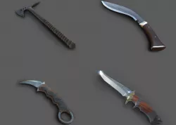 Blade Package Free low-poly  3D model