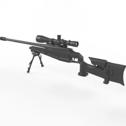 Blaser R93 LRS2 Free 3D model