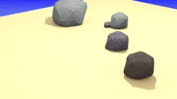 blender stones model Free 3D model