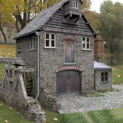 Blossom Hill Mill for DAZ Studio 3D model