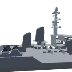 Boat 3d models Free low-poly  3D model