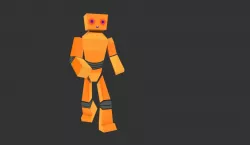 Bob - The Robot Free low-poly  3D model