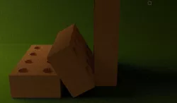 brick  Free low-poly  3D model