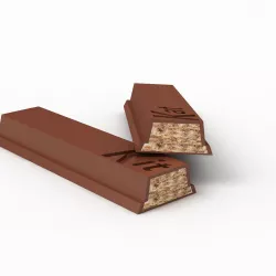 Broken Kit Kat 1 Milk 3D model