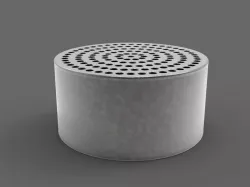 can with holes  Free 3D model