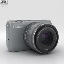 Canon EOS M10 Gray 3D model