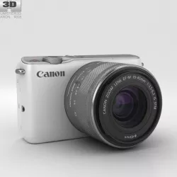 Canon EOS M10 White 3D model