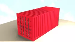 Cargo Container Free 3D model