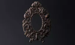Carved Mirror Substance Painter 3D model