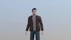 Casual Male Free low-poly  3D model