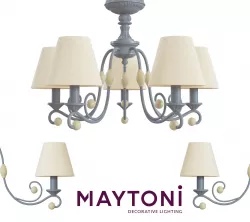 Chandelier Rebecca ARM355-PL-05-GR Maytoni Classic Free 3D model