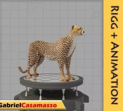 Cheetah 3D model