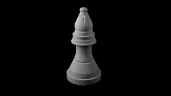 Chess Bishop Free 3D model