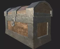 CHEST LOW POLY  READY FOR GAMES Free low-poly  3D model