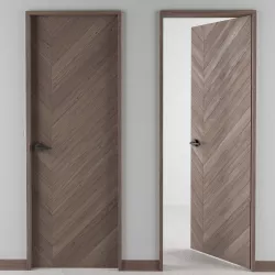 Chevron-door Free 3D model