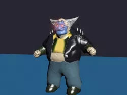 clown demon Low-poly  3D model