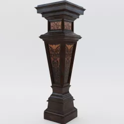 Column - Germany - Karlsruhe 1880 3D model