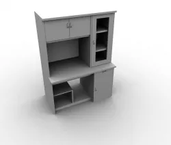 Computer Table Low-poly  3D model