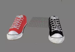 converse shoes Free 3D model