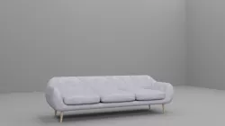 Cosy comfy couch sofa great for Loft Free 3D model