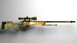 CSGO AWP Dragon Lore Free 3D model