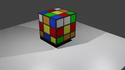 Cube Rubik  Free 3D model