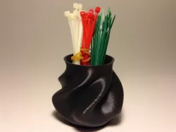 Customizable Rippled Organic Vase