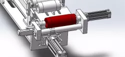 Cylinder isometric conveying mechanism Free 3D model