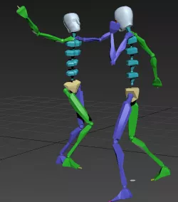 dance 2 samples Free 3D model