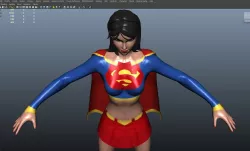 DC Model SuperGirl 3D model