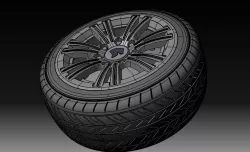 DDT Wheel Concept by mohammad sadra Free 3D model