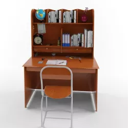 Desk Low poly Free low-poly  3D model