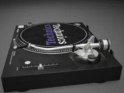  Detailed Technics DJ Low-poly  3D model
