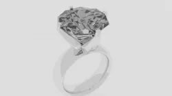 Diamond Ring Free 3D model