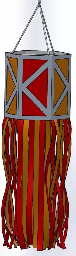 Diwali Lantern reference model Free 3D model