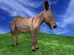 donkey Free low-poly  3D model